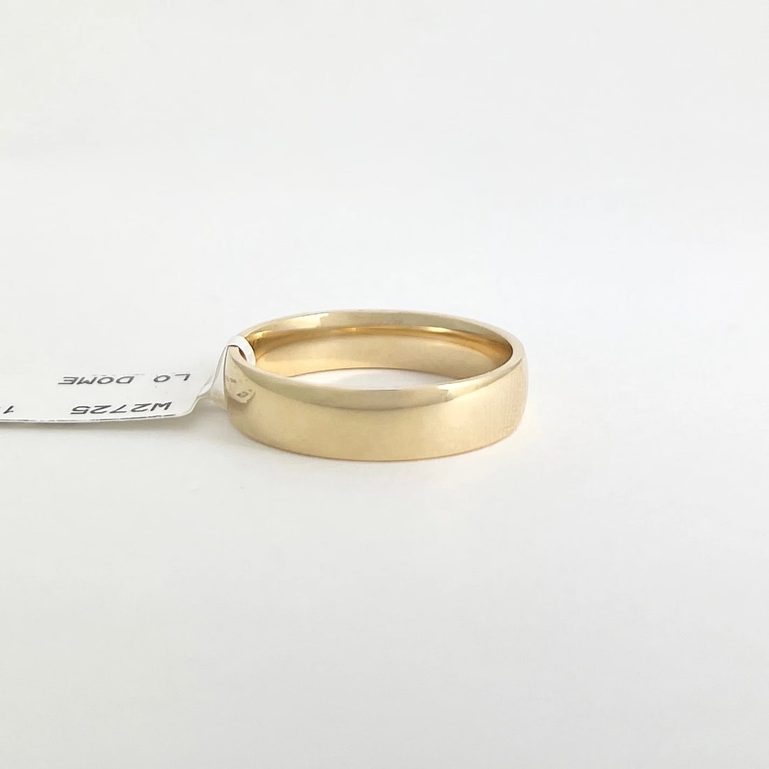 Men's Comfort Fit Classic Plain Wedding Band Ring 14K Yellow Gold Size 9.5, 5 mm - 5