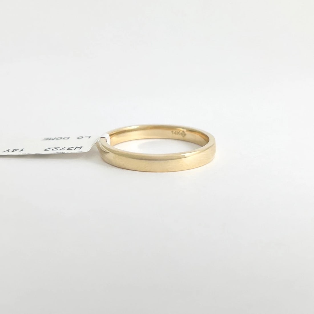 Men's Comfort Fit Classic Plain Wedding Band Ring 14K Yellow Gold Size 9.5, 3 mm - 5