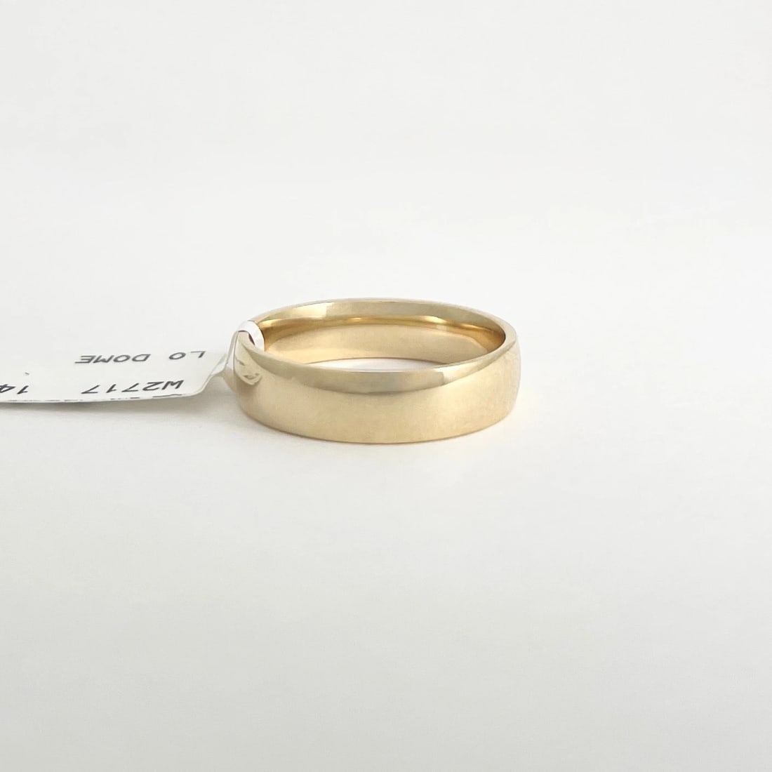 Men's Comfort Fit Classic Plain Wedding Band Ring 14K Yellow Gold Size 8, 5 mm - 5