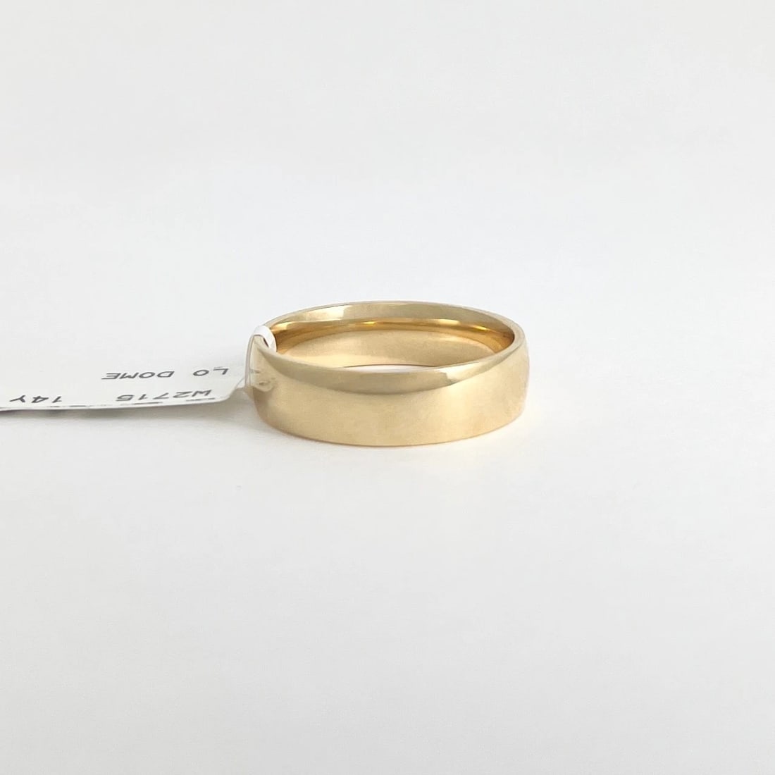 Men's Comfort Fit Plain Wedding Band Ring 14K Yellow Gold Size 8.5, 5.5 mm - 5