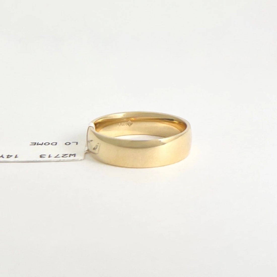 Men's Comfort Fit Plain Classic Wedding Band Ring 14K Yellow Gold Size 9, 5.5 mm - 5