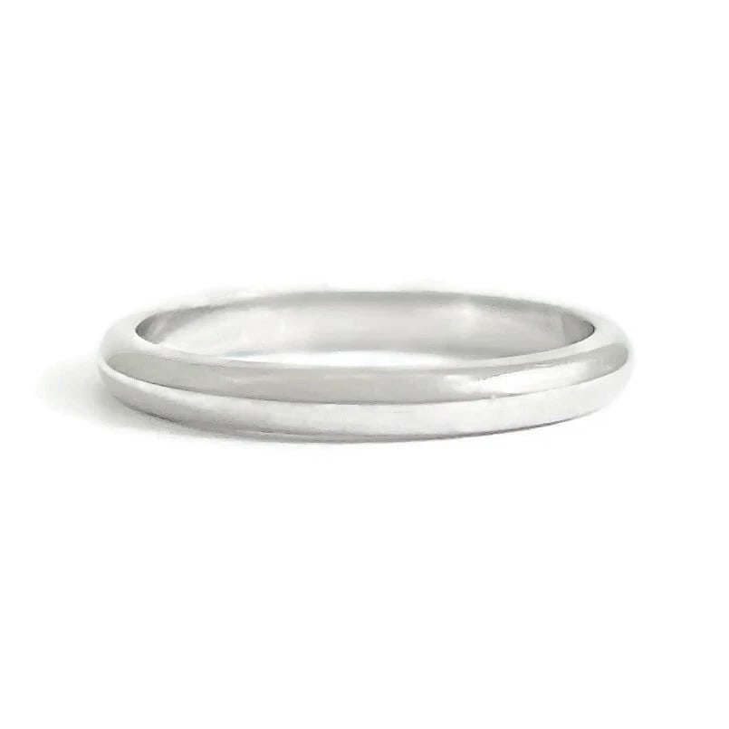 Thin Plain Classic Rounded Wedding Band Ring 14K White Gold, Size 4.5, 2.2 mm: Title: Thin Plain Classic Rounded Wedding Band Ring 14K White Gold, Size 4.5, 2.2 mm Description: Thin Plain Classic Rounded Wedding Band Ring 14K White Gold, Size 4.5, 2.2 mm This is a classic weddin