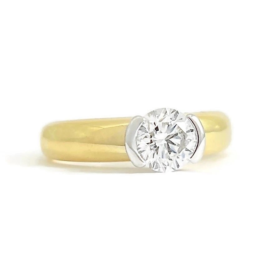 EGL Certified Round Diamond Solitaire Engagement Ring 18K Yellow Gold, .70 CT: Title: EGL Certified Round Diamond Solitaire Engagement Ring 18K Yellow Gold, .70 CT Description: EGL Certified Round Diamond Solitaire Engagement Ring 18K Yellow Gold, .70 CT This is a gorgeous diamo