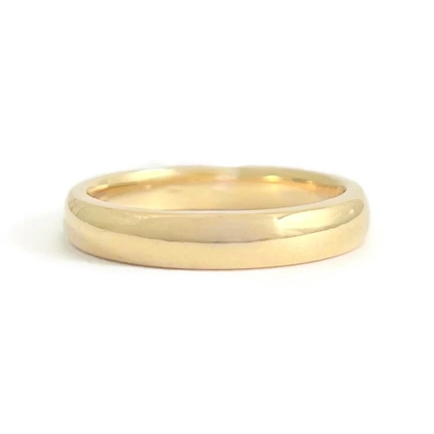 Plain Classic Rounded Wedding Band Ring 14K Yellow Gold, Size 6, 3.2 mm: Title: Plain Classic Rounded Wedding Band Ring 14K Yellow Gold, Size 6, 3.2 mm Description: Plain Classic Rounded Wedding Band Ring 14K Yellow Gold, Size 6, 3.2 mm This is a classic wedding band