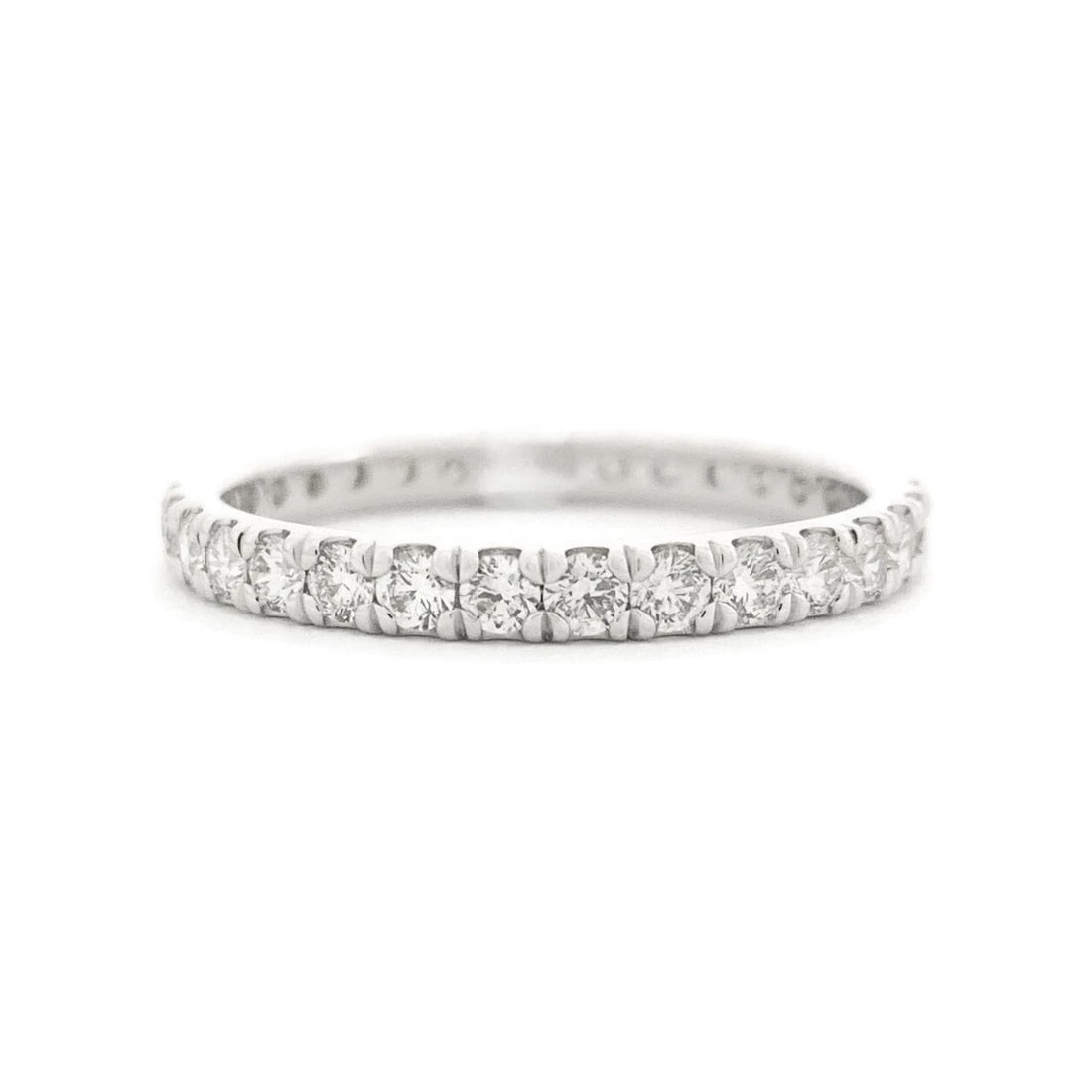 Diamond Eternity Ring Wedding Band 14K White Gold .85 CTW, Size 6.5: Title: Diamond Eternity Ring Wedding Band 14K White Gold .85 CTW, Size 6.5 Description: Diamond Eternity Ring Wedding Band 14K White Gold .85 CTW, Size 6.5 This is a beautiful ring that can be worn
