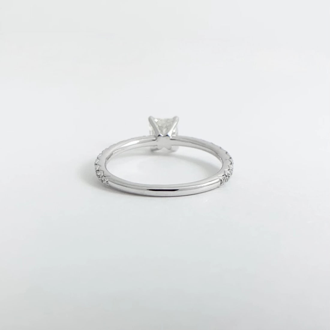 GIA Certified Radiant Solitaire Diamond Engagement Ring 14K White Gold 1.20 CTW - 9