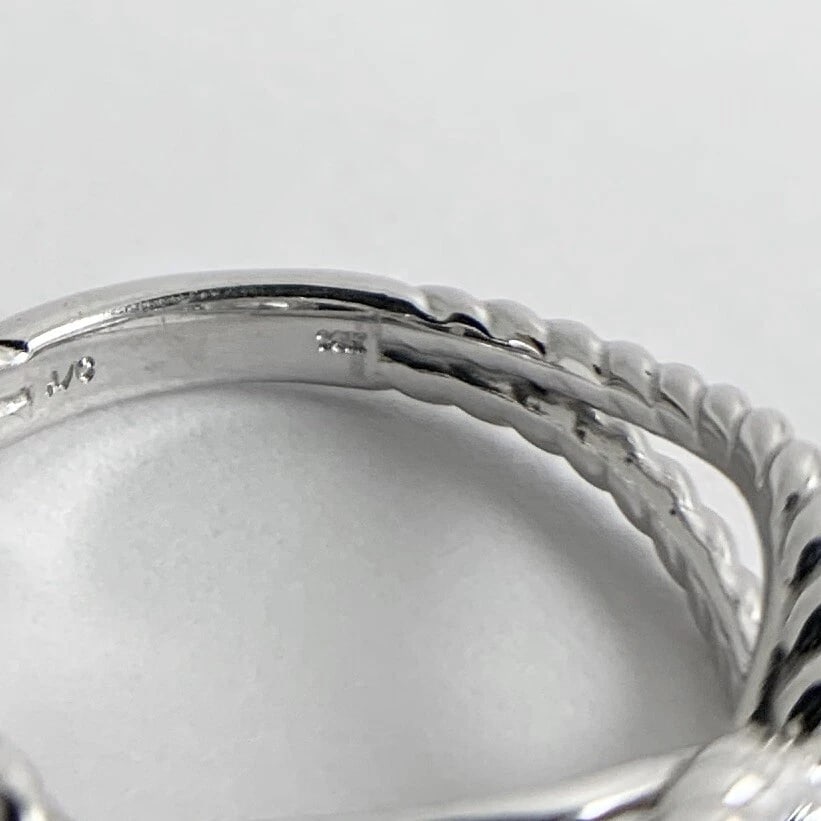 Round Diamond Rope Halo Solitaire Engagement Ring 14K White Gold .75 CT - 9