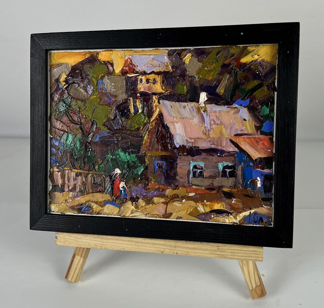 Oil painting Evening in the Village Oleksiy Ivanyuk - 2