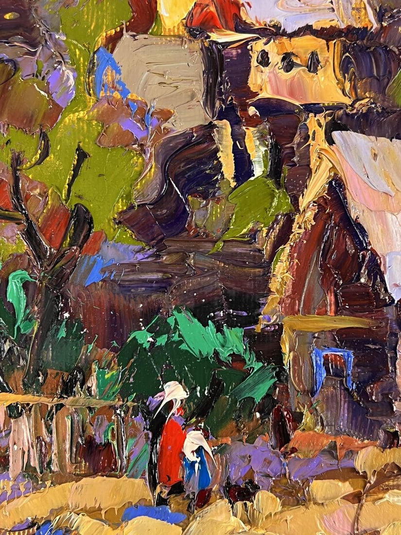 Oil painting Evening in the Village Oleksiy Ivanyuk - 5