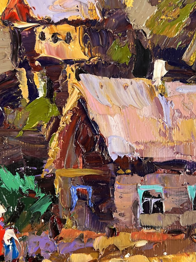 Oil painting Evening in the Village Oleksiy Ivanyuk - 7