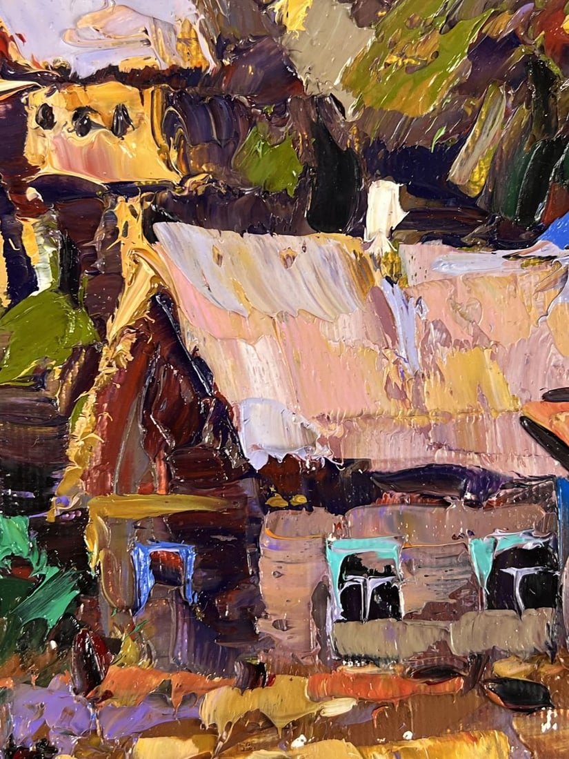 Oil painting Evening in the Village Oleksiy Ivanyuk - 8