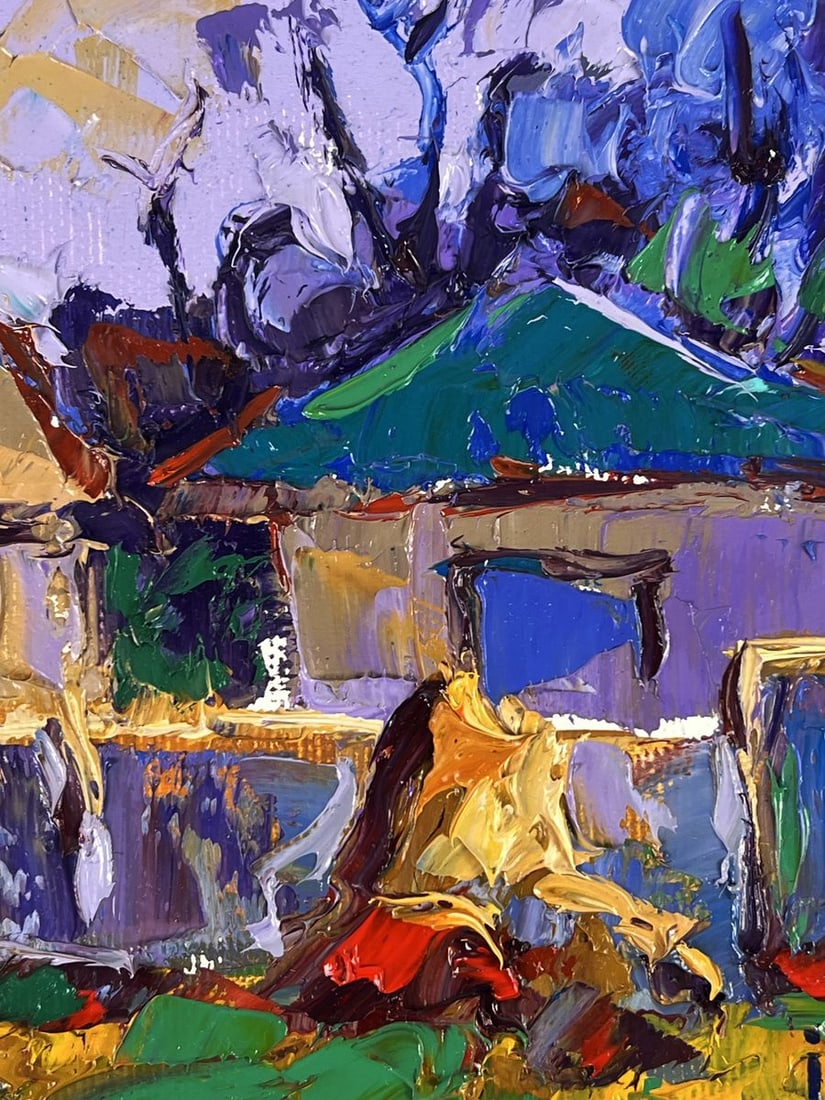 Oil painting Silence Among the Houses Oleksiy Ivanyuk - 9