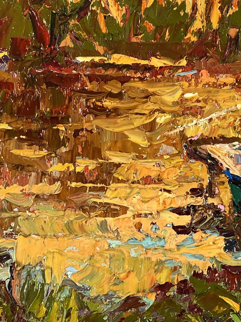 Oil painting A Warm Evening of Two Fishermen Oleksiy Ivanyuk - 6