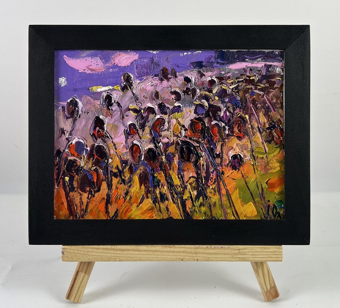 Oil painting Evening Among the Fields Oleksiy Ivanyuk (1 of 11)