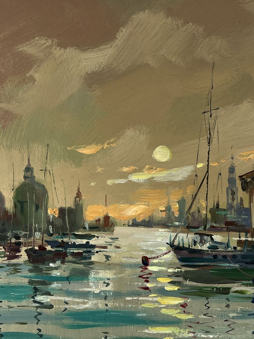 Oil painting Venice at sunset Yuriy Suprunchuk - 4