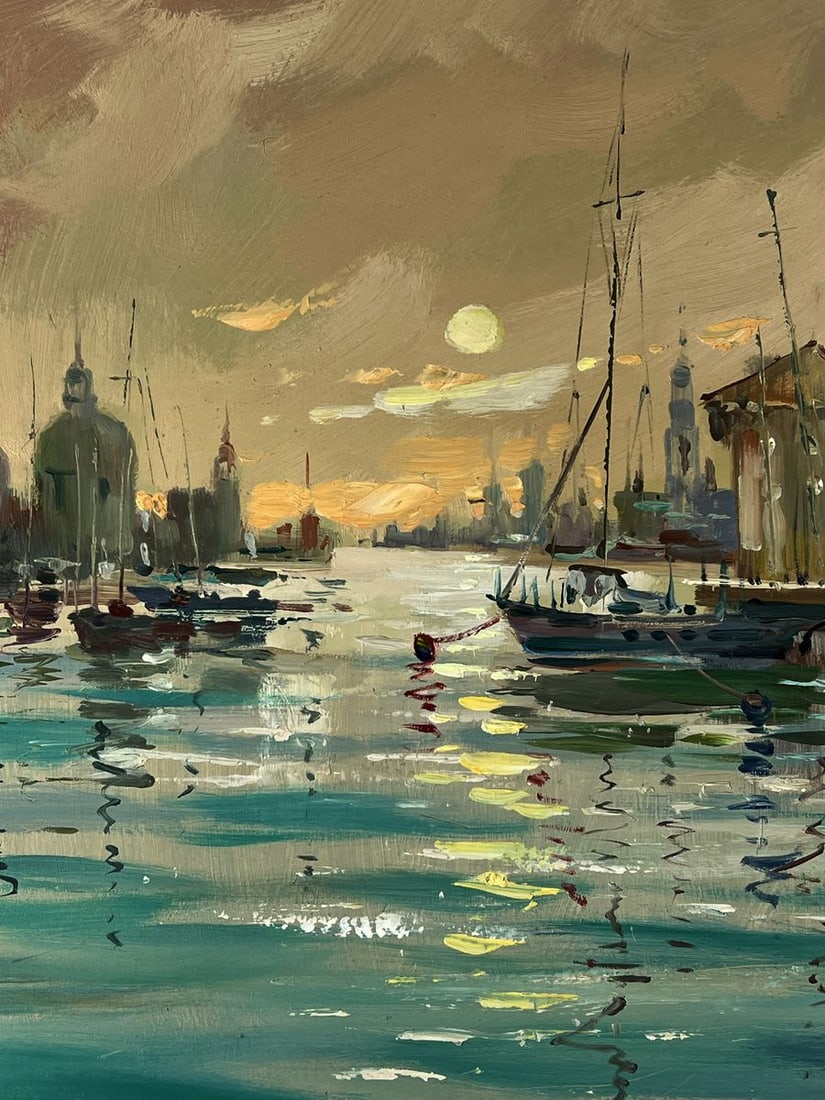 Oil painting Venice at sunset Yuriy Suprunchuk - 5