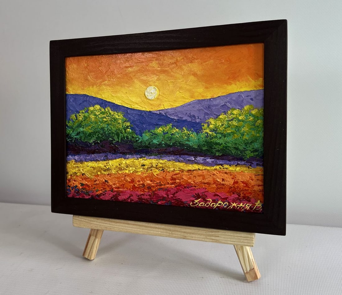 Oil painting Warm evening wind V. Zadorozhnya - 2