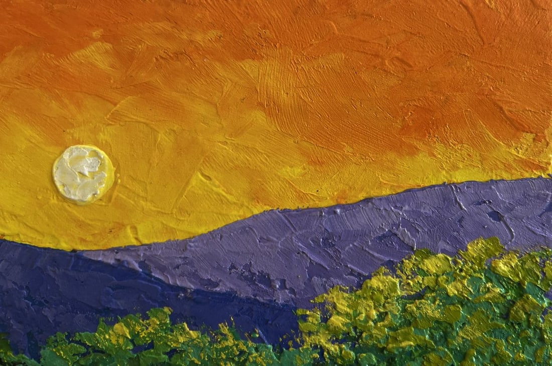 Oil painting Warm evening wind V. Zadorozhnya - 4