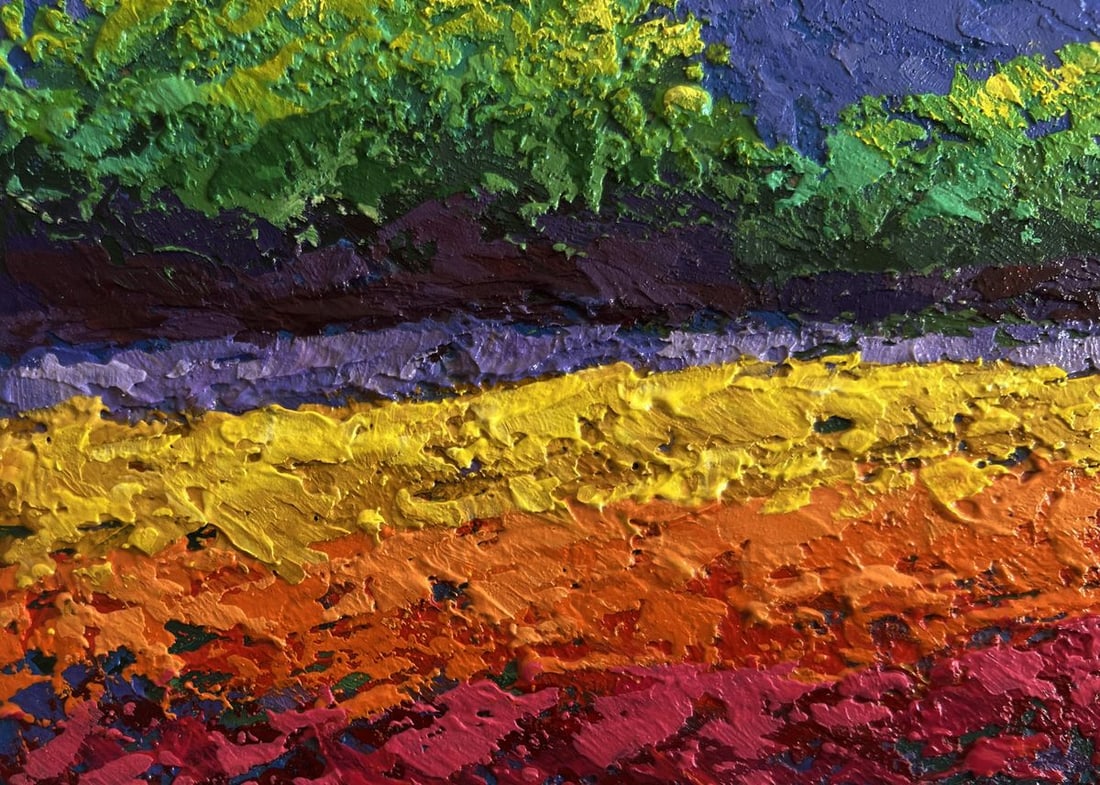 Oil painting Warm evening wind V. Zadorozhnya - 5