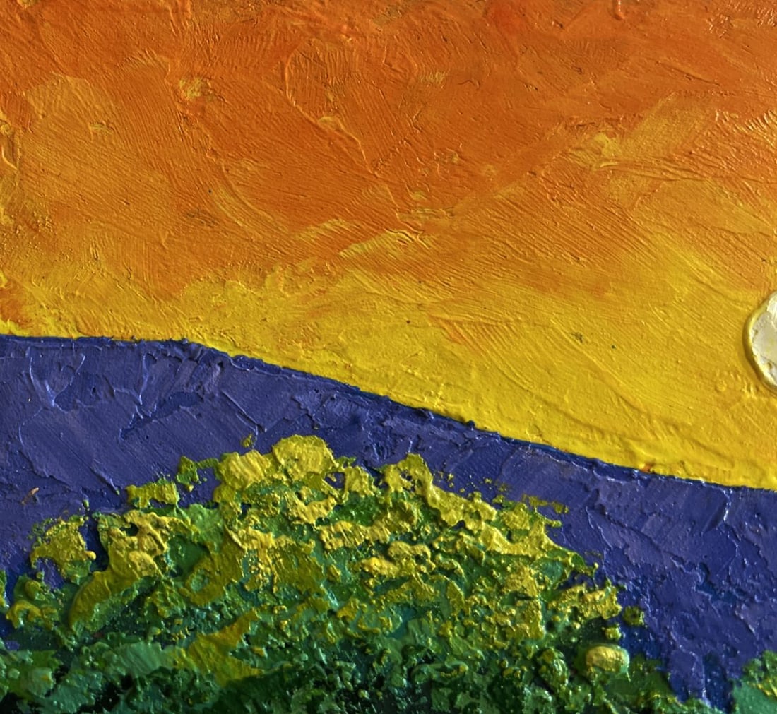 Oil painting Warm evening wind V. Zadorozhnya - 6