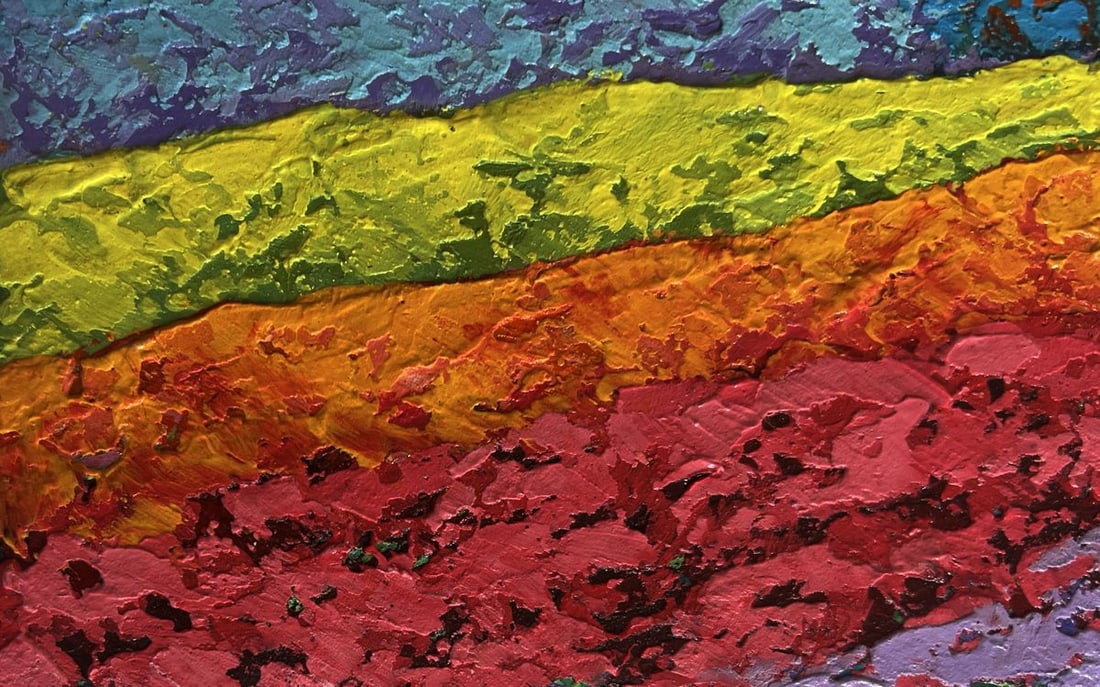 Oil painting Fiery sunset on the horizon V. Zadorozhnya - 6