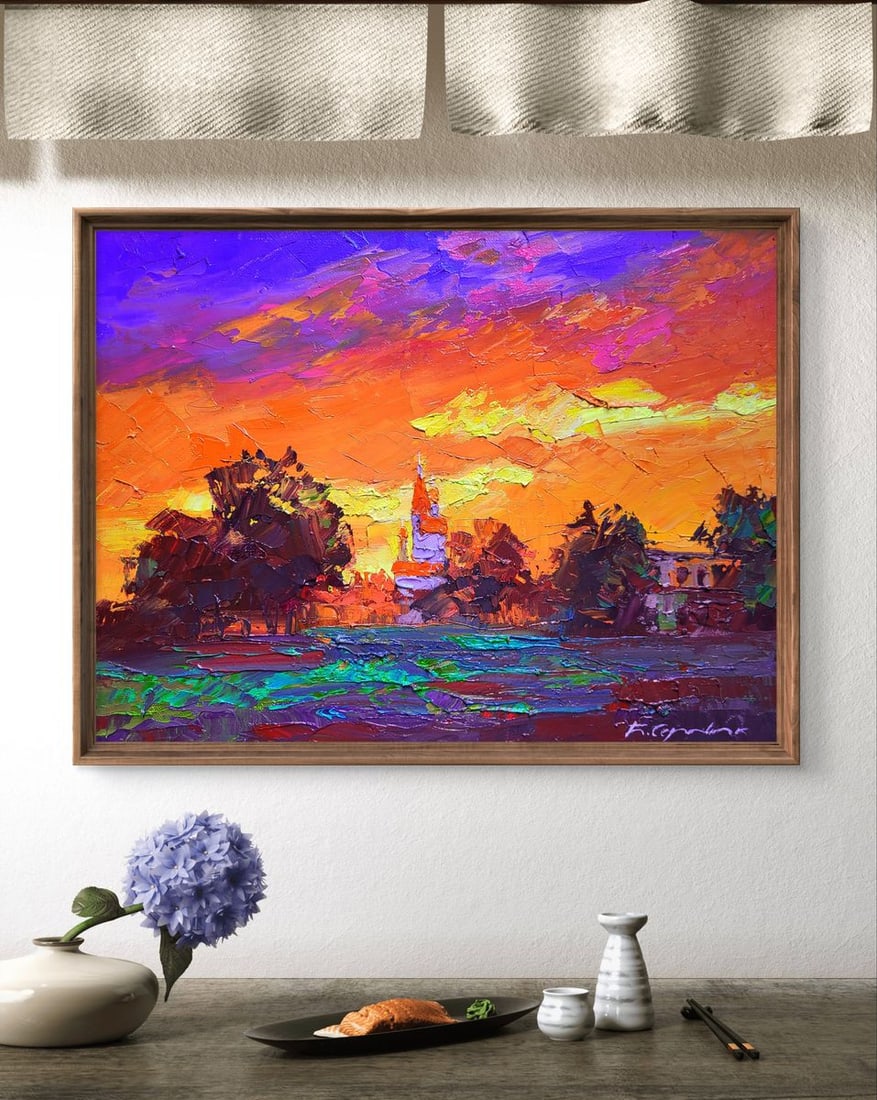 Oil painting Evening Boris Serdyuk - 3