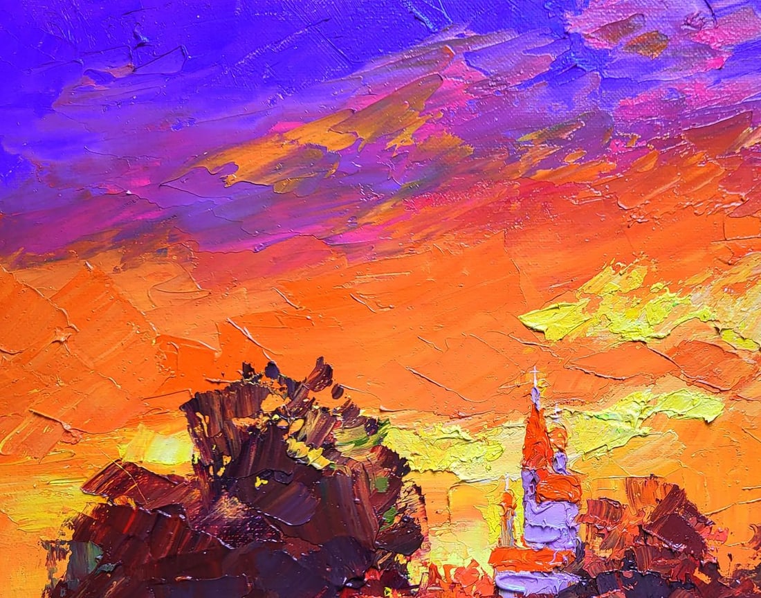 Oil painting Evening Boris Serdyuk - 4