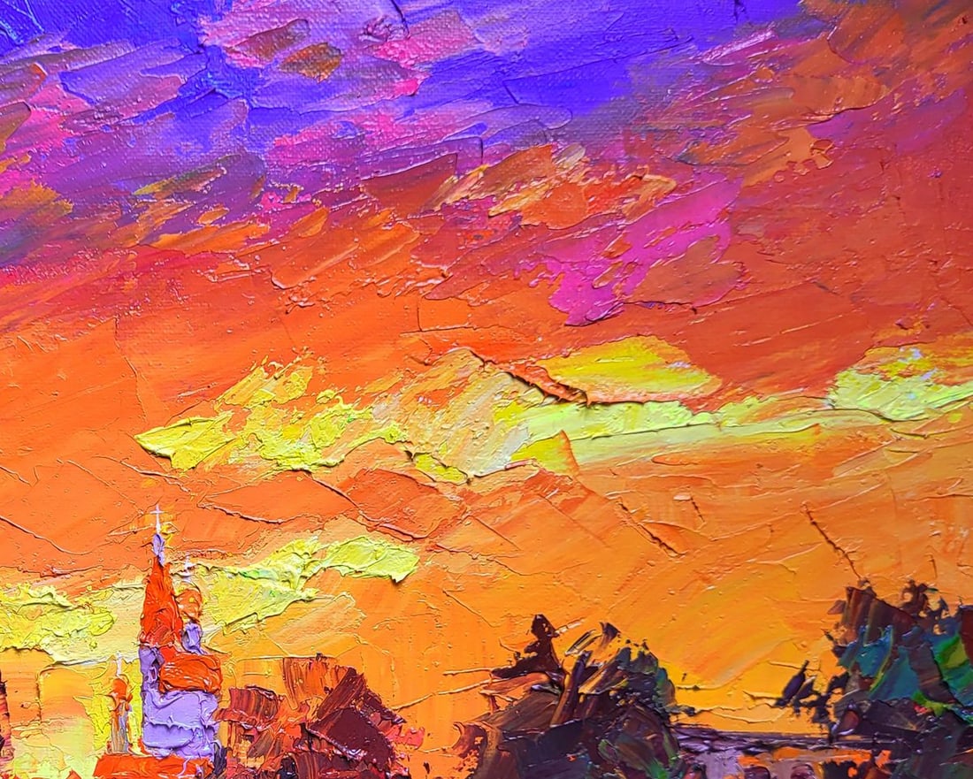 Oil painting Evening Boris Serdyuk - 5