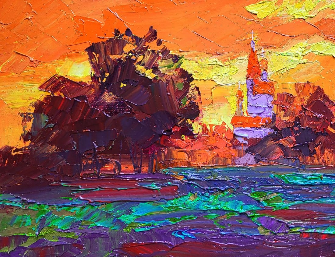 Oil painting Evening Boris Serdyuk - 6