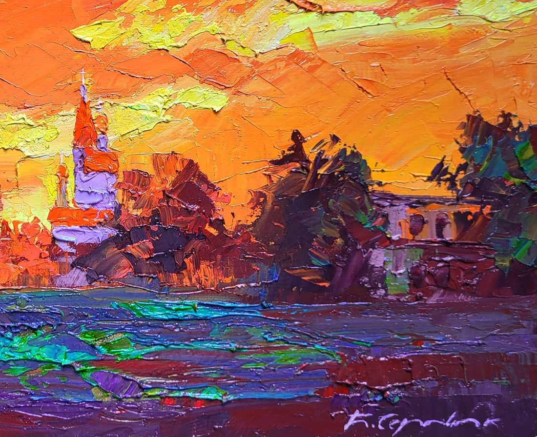 Oil painting Evening Boris Serdyuk - 7