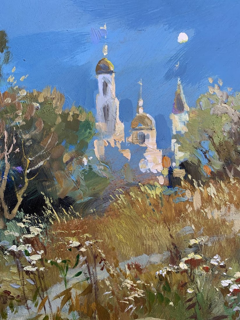 Oil painting The moonlight illuminates Yuriy Suprunchuk - 8