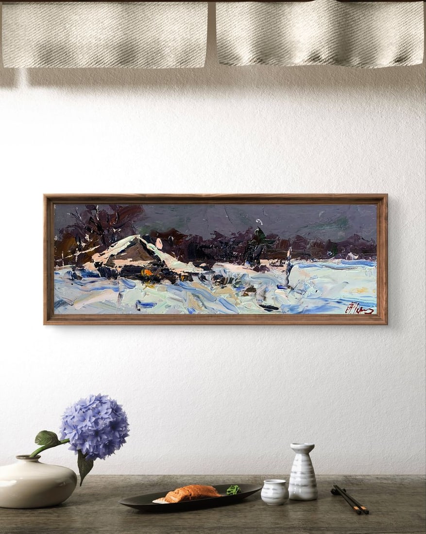 Oil painting Lonely house Alexander Cherednichenko - 2