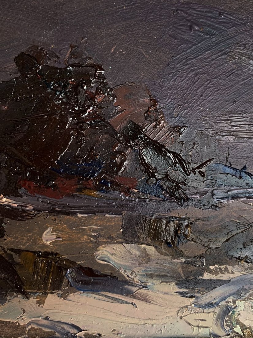 Oil painting Winter silence Alexander Cherednichenko - 5