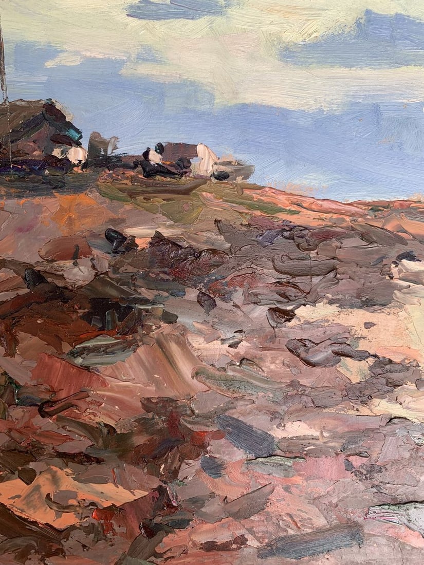 Oil painting Evening shore Alexander Cherednichenko - 8