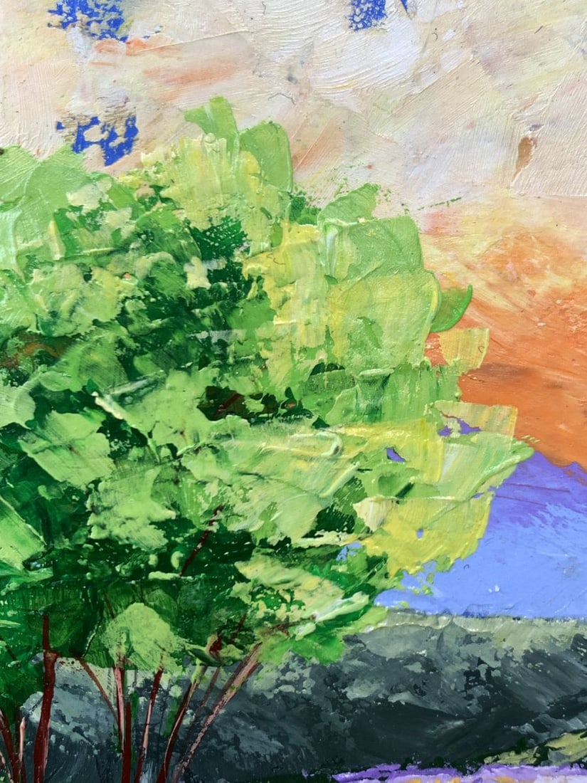 Oil painting Yellow clouds V. Zadorozhnya - 4