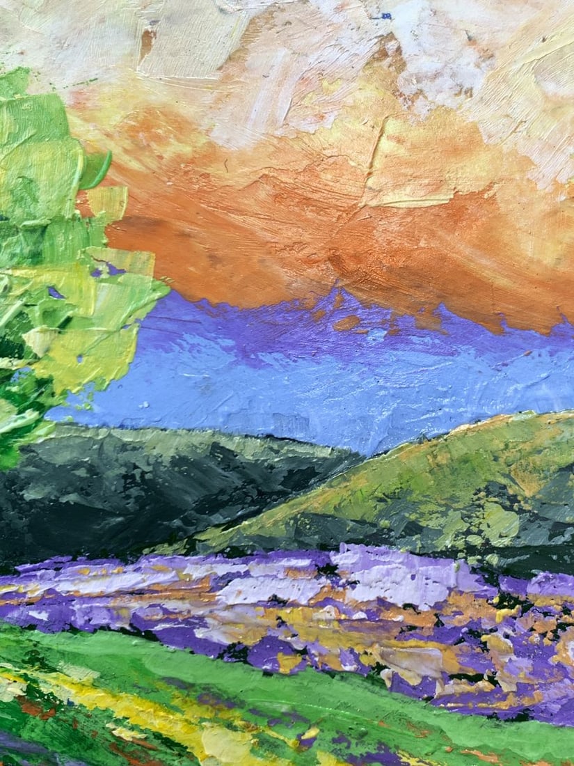 Oil painting Yellow clouds V. Zadorozhnya - 6