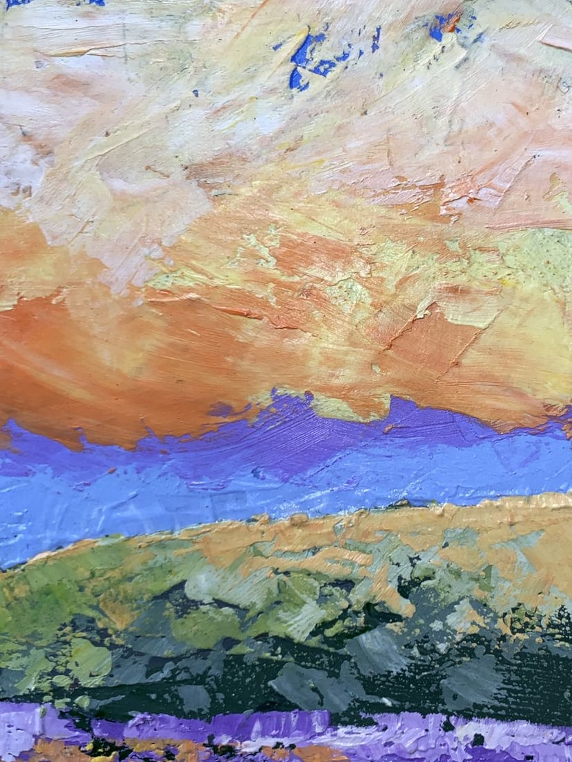Oil painting Yellow clouds V. Zadorozhnya - 8