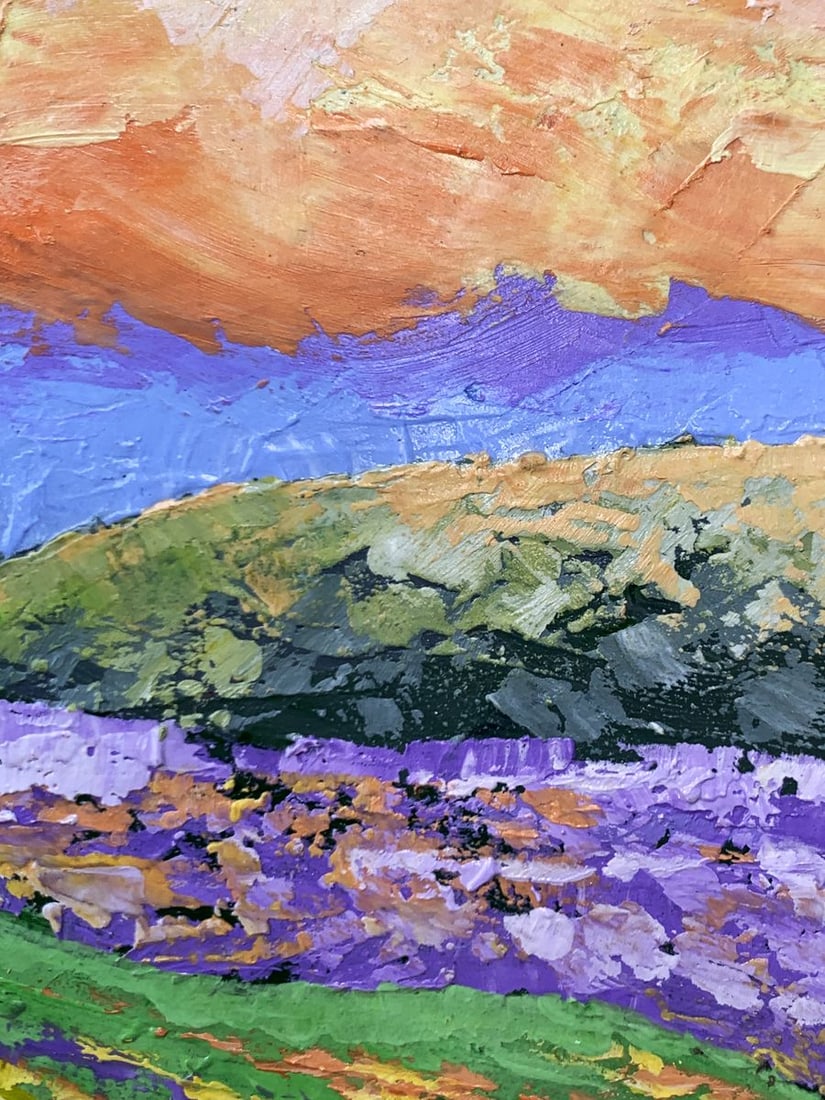 Oil painting Yellow clouds V. Zadorozhnya - 9