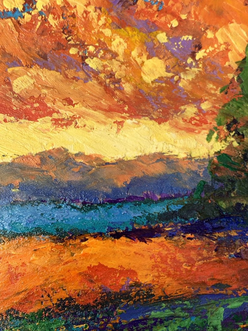 Oil painting Windy evening V. Zadorozhnya - 10