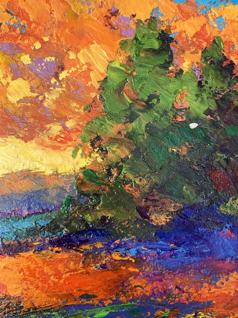 Oil painting Windy evening V. Zadorozhnya - 11