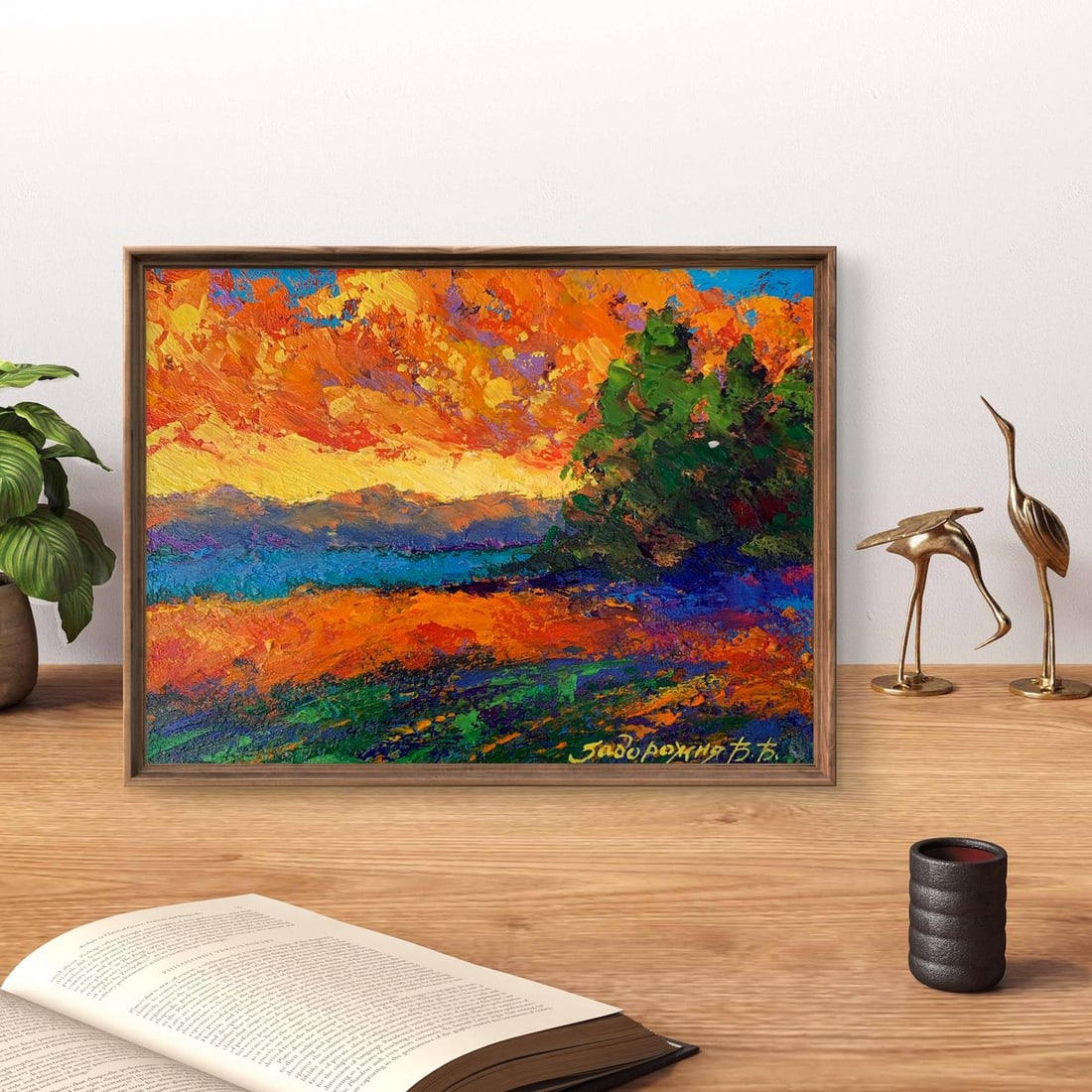 Oil painting Windy evening V. Zadorozhnya - 2