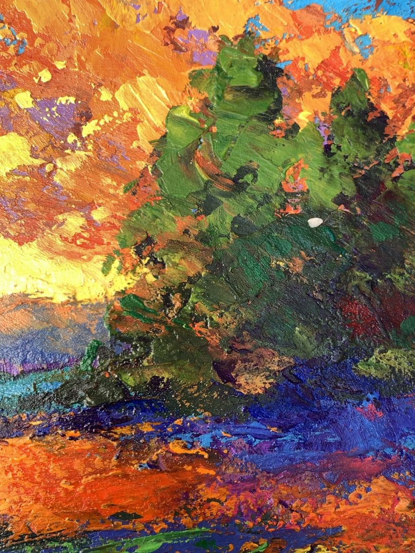 Oil painting Windy evening V. Zadorozhnya - 7