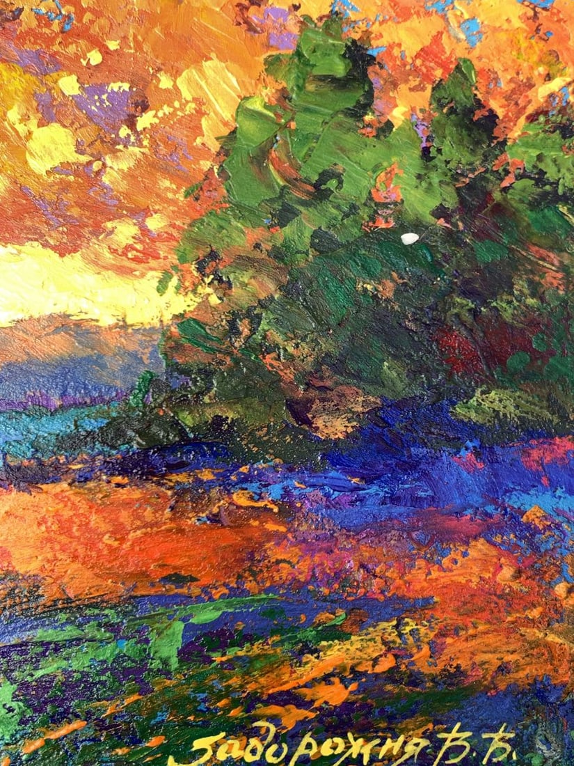 Oil painting Windy evening V. Zadorozhnya - 8