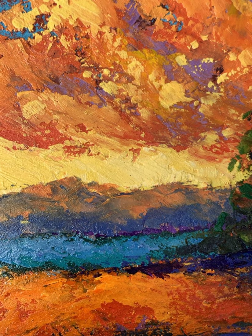 Oil painting Windy evening V. Zadorozhnya - 9