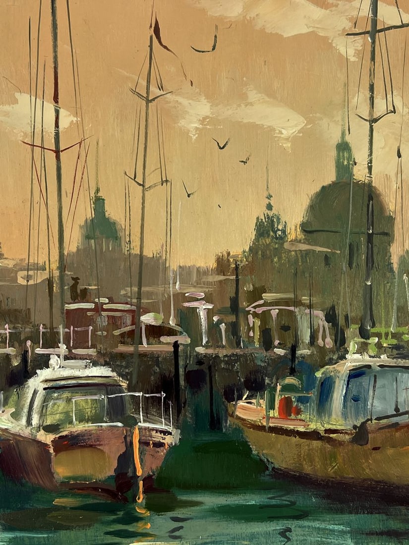 Oil painting Evening Venice Ferry Yuriy Suprunchuk - 4