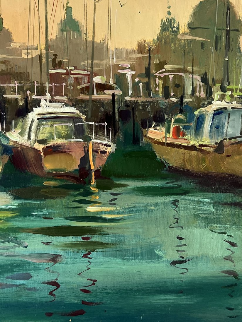 Oil painting Evening Venice Ferry Yuriy Suprunchuk - 5
