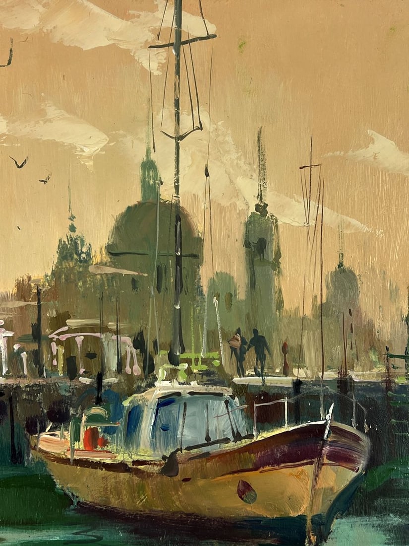 Oil painting Evening Venice Ferry Yuriy Suprunchuk - 6