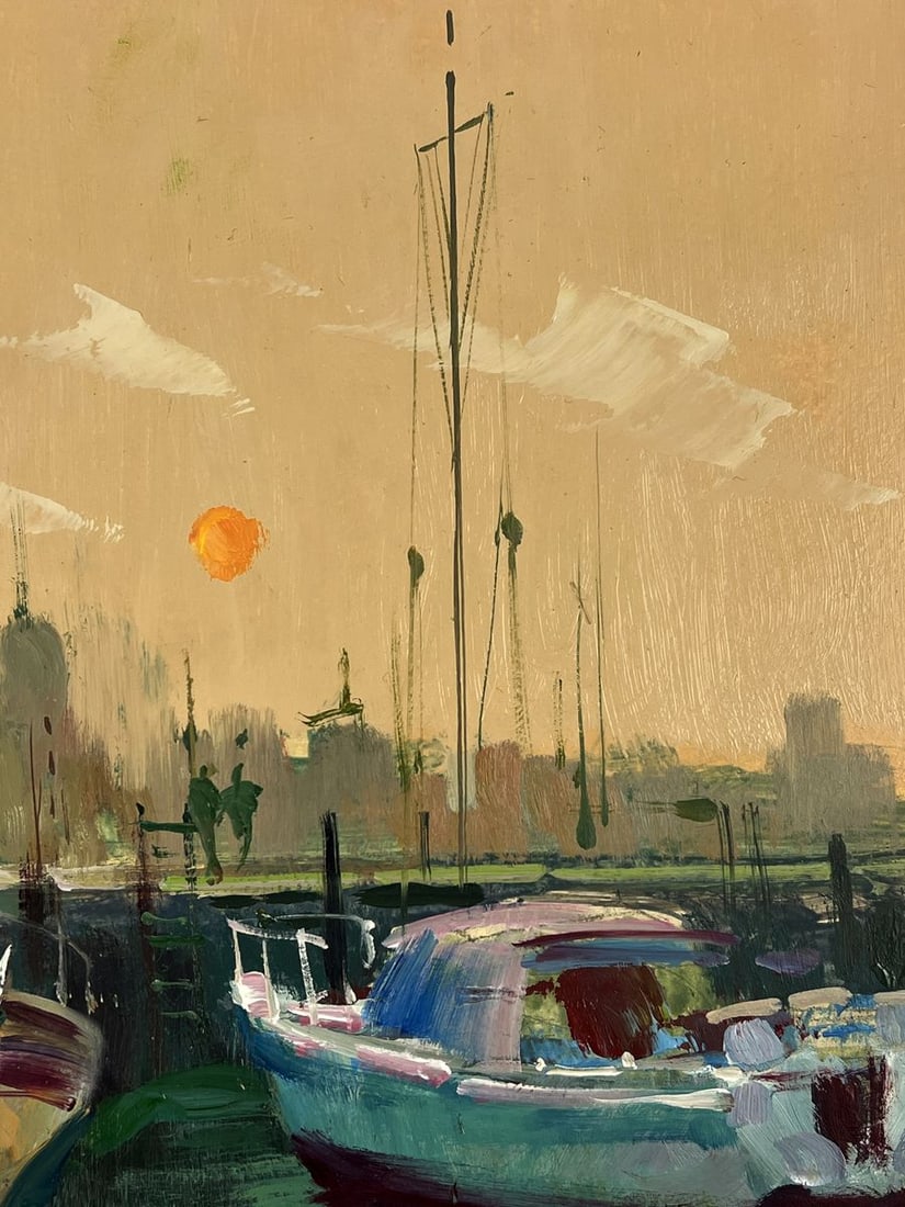 Oil painting Evening Venice Ferry Yuriy Suprunchuk - 9