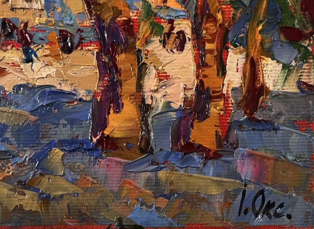 Oil painting Evening sound of the bell Oksana Ivanyuk - 5