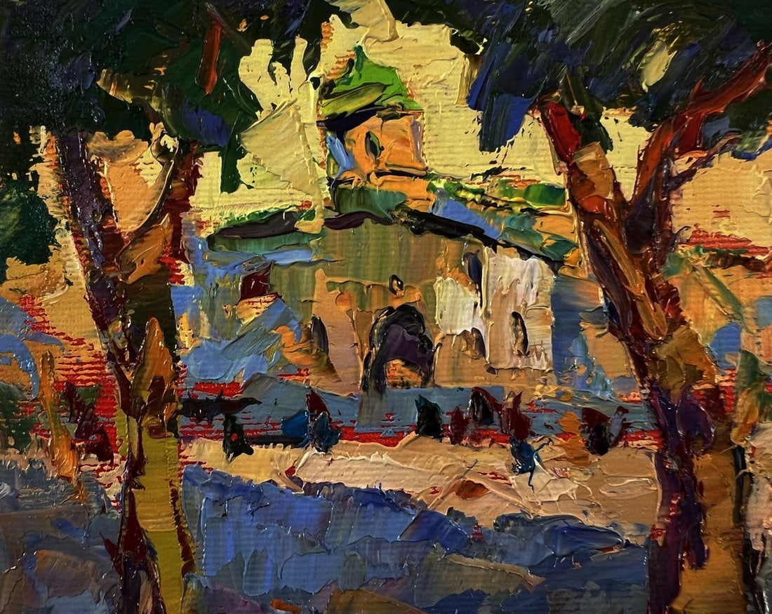 Oil painting Evening sound of the bell Oksana Ivanyuk - 7